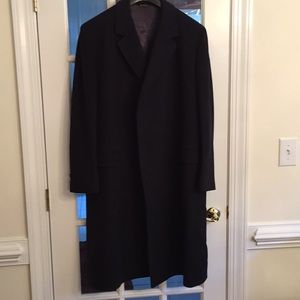 Salty Bros NJ Cashmere Blend Overcoat Size 48